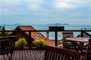 瀬戸内海を一望できるカフェ「風の時計」にいってきました