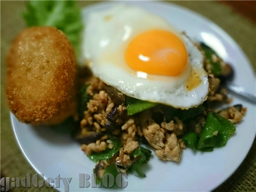 味付けシンプルな簡単ガパオライス