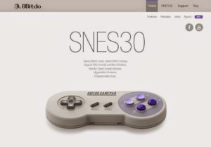 8位堂（8Bitdo）SNES30の名前で新ゲームパッド投入予定