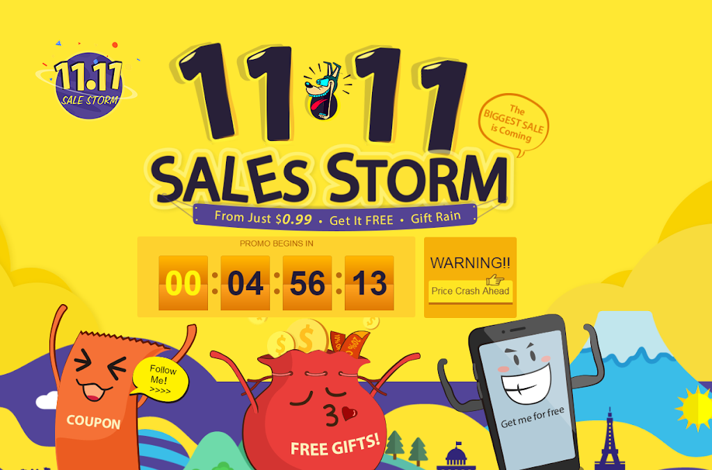 為替激変の今がチャンス!海外通販GearBest最大のセール開催中!11月15日16時まで