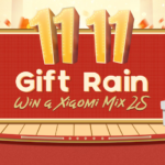 500ドル相当のXiaomi Mix 2Sが貰えるチャンス!geekbuying GIFT RAINは本日17時間もなく開催!