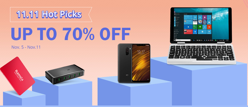 【PR】geekbuying独身の日セール注目機種とクーポンのお知らせ！Hot Picksセール開催中！