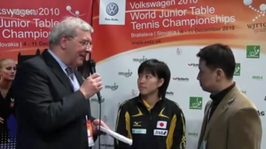 石川佳純さんの中国語がかわいいとオッサンの中で話題に