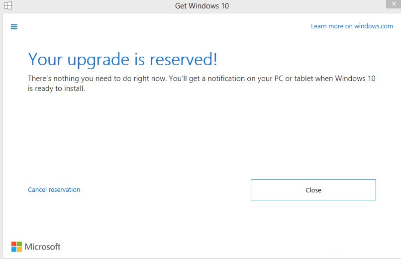 Windows 10の予約受付開始!発売日は7月29日!予約アップグレード受付中!