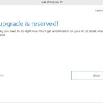 Windows 10の予約アップグレードを申し込みたい。やっぱり邪魔だからアイコンを消したい!