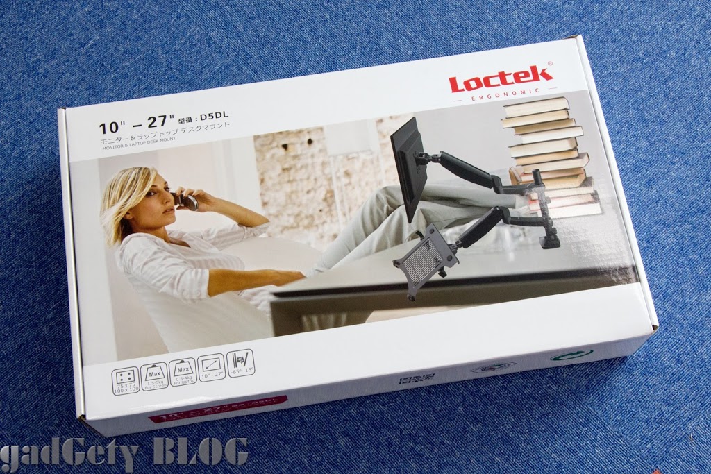 ノートPCをデスクトップ化するのに便利なLoctekのモニターアームD5DL