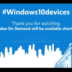 間もなく始まるMicrosoft'のWindows 10 Devices eventのライブストリーム放映中!(終了しました)