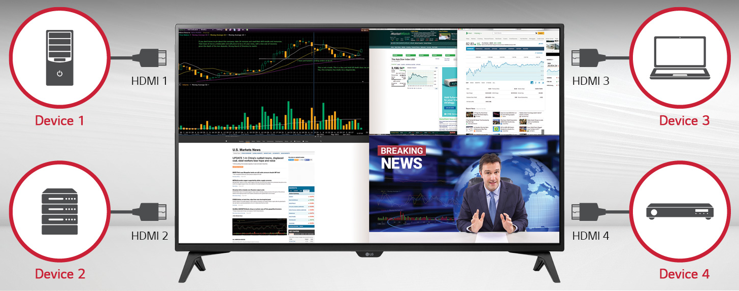 LG巨大4Kモニターが45980円！4画面分割でデイトレ、ゲーム、ブログ、仕事が捗る！amazonサイバーマンデーで購入した話