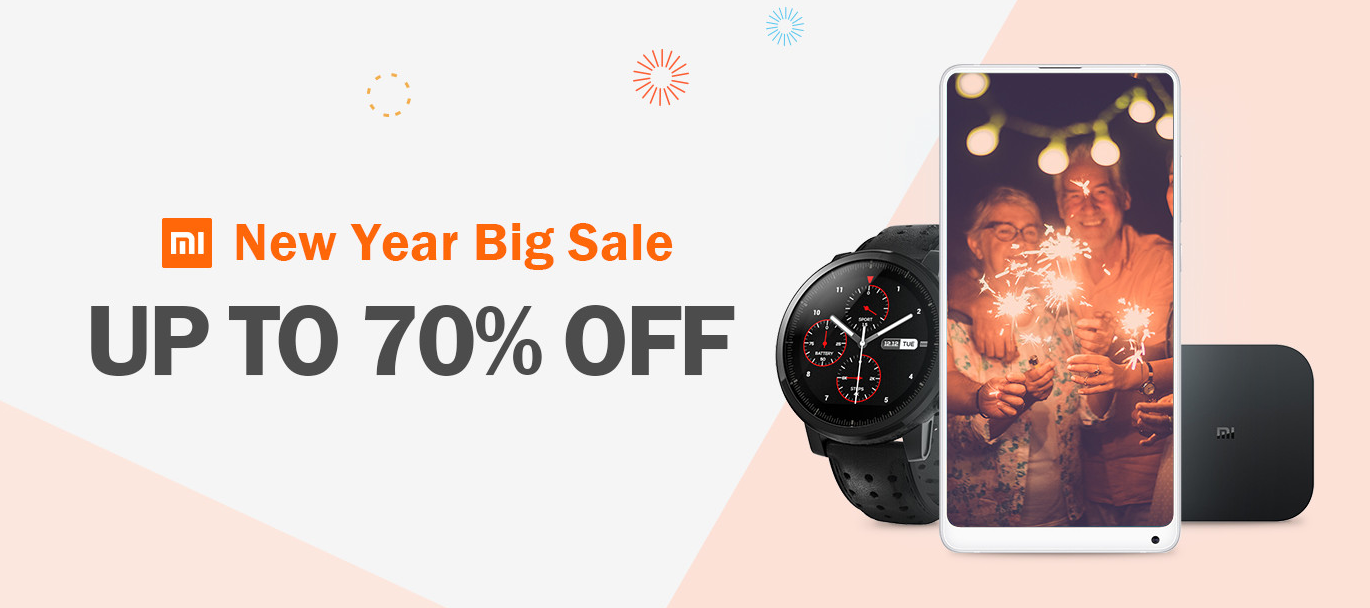Xiaomiの新年特別セールXiaomi New Year Big SaleでXiaomi製品のお買い得セール実施中