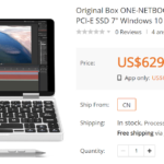 独身の日以来の安値!OneMix 2 M3-7Y30モデルがBanggoodアプリ限定特価$609.99に!