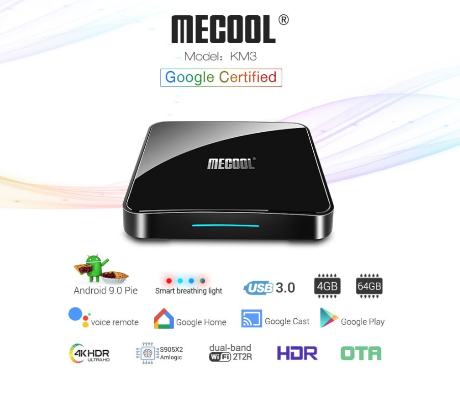 Google Certifiedを受けた4K対応スマートTV Box MECOOLで自宅テレビをマルチメディア・スマート家電化しよう!